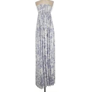 Rachel Pally Strapless Maxi Dress Jersey Knit Grecian column XS NWOT printed